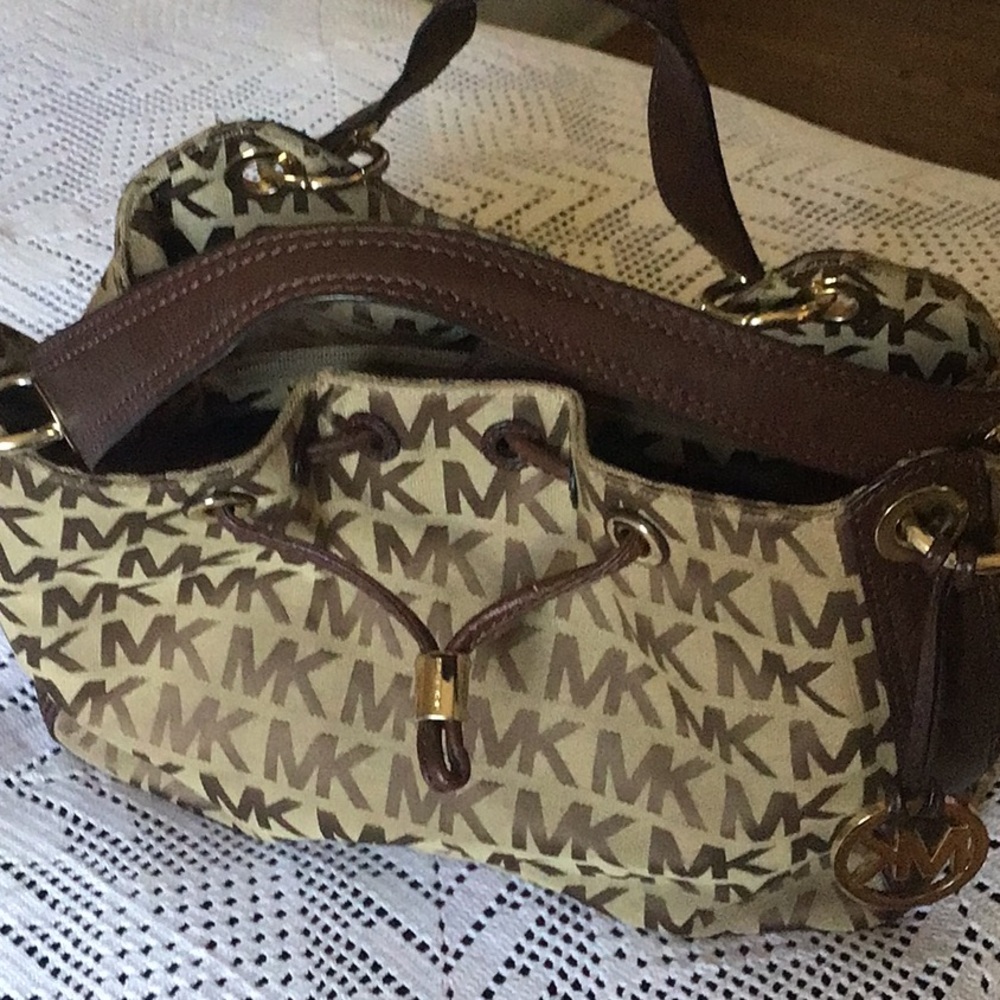 Michael Kors Brown and Tan Women's Bag